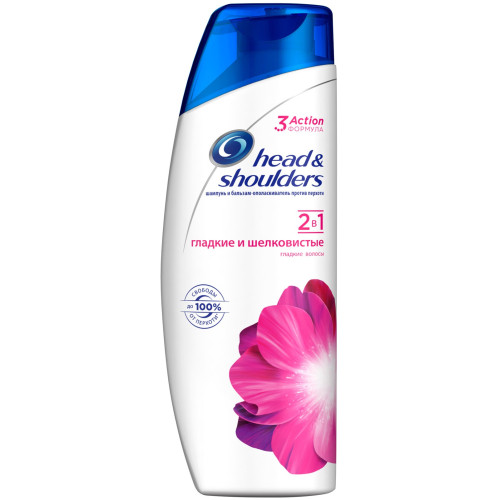 Шампунь для волос Head and Shoulders (Хед Энд Шолдерс) Гладкие и шелковистые 2 в 1, 400 мл Шампунь для волос Head and Shoulders (Хед Энд Шолдерс) Гладкие и шелковистые 2 в 1, 400 мл