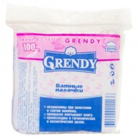 Ватные палочки Grendy (Гренди), 100 шт/пакет