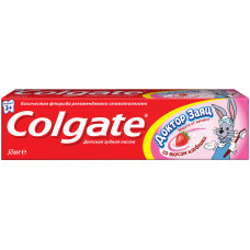 Зубная паста Colgate (Колгейт) Доктор Заяц со вкусом клубники, 50 мл