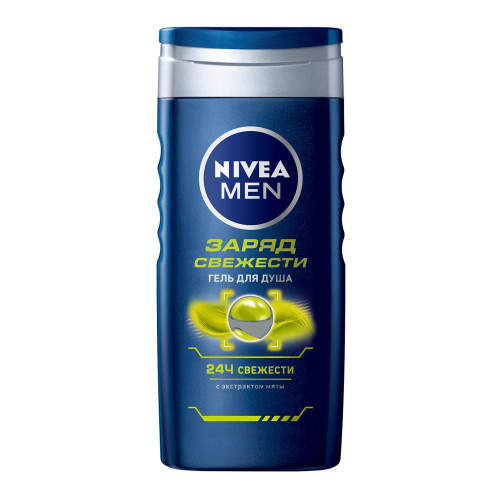 Гель для душа мужской Nivea (Нивея) Заряд свежести, 250 мл