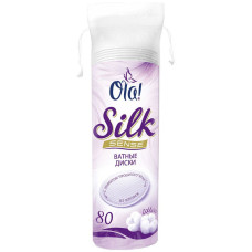 Ватные диски Ola! (Ола!) Silk Sense, 80 шт
