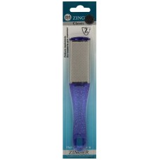 Терка педикюрная металлическая Zinger (Зингер) Violet SG, 2-сторонняя, zo RВ-0507