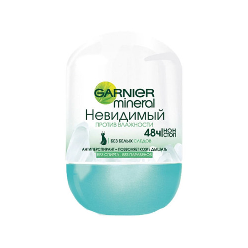 Антиперспирант шариковый Garnier (Гарньер) Mineral Невидимый - Против влажности, 50 мл