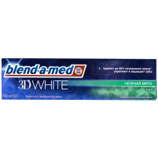 Зубная паста Blend-a-Med (Бленд-а-Мед) 3D White Нежная мята 3 в 1, 100 мл