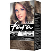 Краска для волос Fara (Фара) Classic, тон 502в - Тёмно-русый