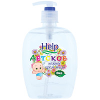 Жидкое крем-мыло Help (Хэлп) Детское, с дозатором, 500 мл