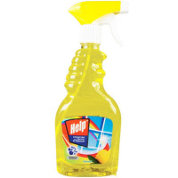 Средство для мытья стекол Help (Хелп) Лимон, курок, 750 мл