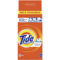 Стиральный порошок автомат Tide (Тайд) Аквапудра «Альпийская свежесть», 9 кг