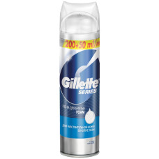 Пена для бритья Gillette (Жиллет) для чувствительной кожи, 250 + 50 мл