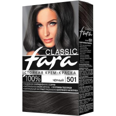 Краска для волос Fara (Фара) Classic, тон 501 - Чёрный