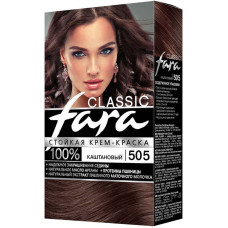 Краска для волос Fara (Фара) Classic, тон 505 - Каштановый