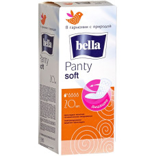 Прокладки ежедневные гигиенические Bella (Белла) Panty Soft, 1+ капель, 20 шт