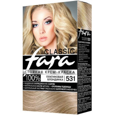 Краска для волос Fara (Фара) Classic, тон 531 - Платиновая блондинка
