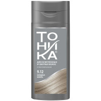 Оттеночный бальзам для осветленных и светлых волос Роколор-Тоника, тон 9.12 - Холодная ваниль