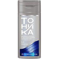Оттеночный бальзам для волос Роколор-Тоника 3.1 - Midnight Blue (Полночный синий)