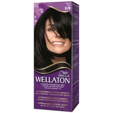 Краска для волос Wellaton (Вэллатон) 2/0 Черный