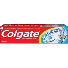 Детская зубная паста Colgate (Колгейт) Доктор Заяц со вкусом жвачки, 50 мл