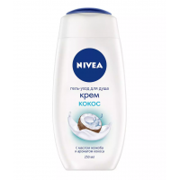 Крем-гель для душа Nivea Крем кокос, 250 мл