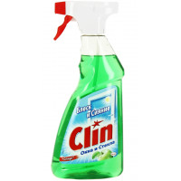 Средство для мытья окон и стекол Clin (Клин) Яблоко, курок, 500 мл