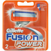 Кассеты для бритья Gillette Fusion (Джилет Фьюжен) Power, 2 шт