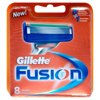 Кассеты для бритья Gillette Fusion (Джилет Фьюжен), 8 шт