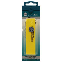 Бафик шлифующий для ногтей Zinger (Зингер), цвет жёлтый, EK-109-150