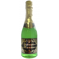 Гель для душа Шампанское Прикосновение нежности - зеленый, 550 мл