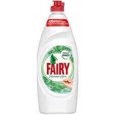 Средство для мытья посуды Fairy (Фейри) Нежные руки Чайное дерево и мята, 650 мл