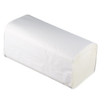 Листовые полотенца Teres (Терес) Стандарт Т-0225 V-сложения, 1-слойные, 23х21 см, 250 листов