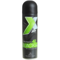 Парфюмированный дезодорант спрей для тела мужской X Style Black tie, 145 мл