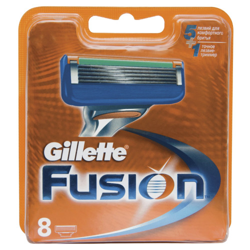 Кассеты для бритья Gillette Fusion Power (Джилет Фьюжен Пауэ), 8 шт