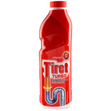 Гель для устранения сложных засоров Tiret Turbo (Тирет Турбо) красный, 1 л