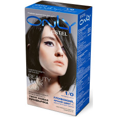Краска для волос Estel ONLY (Эстель Онли) Beauty Hair Lab, 1/0 - Черный. Загадка ночи
