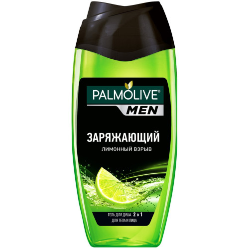 Гель для душа мужской Palmolive (Палмолив) Men Заряжающий Лимонный Взрыв 2 в 1, 250 мл