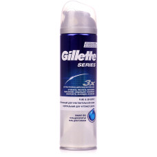 Гель для бритья Gillette Series (Джилет) Sensitive для чувствительной кожи, 200 мл