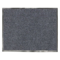 Коврик ворсовый влаго-грязезащитный Лайма серый, 120х150 см
