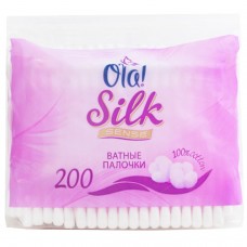 Ватные палочки Ola! (Ола!) Silk Sense, 200 шт