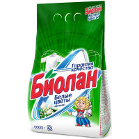 Стиральный порошок автомат Биолан Белые цветы, 6 кг