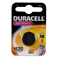 Батарейка таблетка Duracell (Дюраселл) CR1620, 1 шт