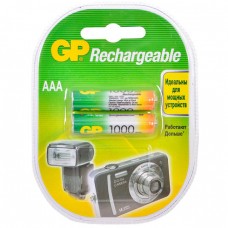 Набор аккумуляторов GP Rechrgeable, тип ААА, 1000 mAh, 2 шт