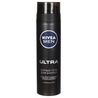 Гель для бритья Nivea Men Ultra черный, 200 мл