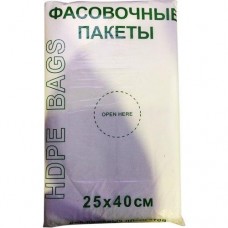 Пакет пищевой фасовочный Эконом, 25х40 см, 10 мкм, 1000 шт/рулон