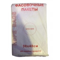 Пакет пищевой фасовочный Эконом, 10 мкм, 30х40 см, 1000 шт 