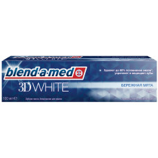 Зубная паста Blend-a-Med (Бленд-а-Мед) 3D White Бережная мята, 100 мл
