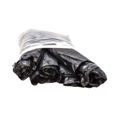 Мешки для мусора ПВД MirPack (МирПак) в пластах, черные, 35 мкм, 60 л, 60х70 см