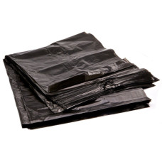 Мешки для мусора ПВД MirPack (МирПак) в пластах, черные, 35 мкм, 180 л, 90х110 см