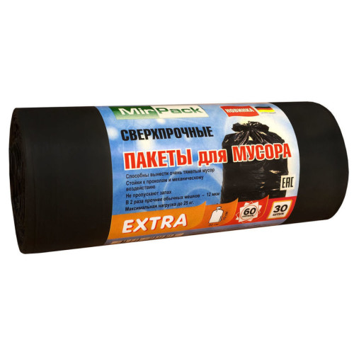 Мешки 120 л мир пак. Мешки ПНД MIRPACK "Extra". Мешки professional MIRPACK 160.