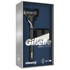 Подарочный набор Gillette: Mach3 (Джилет) Бритва со сменной кассетой + подставка