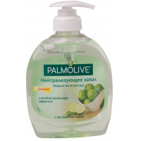 Жидкое мыло с антибактериальным эффектом Palmolive (Палмолив) Нейтрализующее запах с экстрактом лайма, 300 мл
