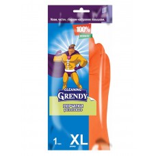 Перчатки резиновые с х/б напылением Grendy, размер XL